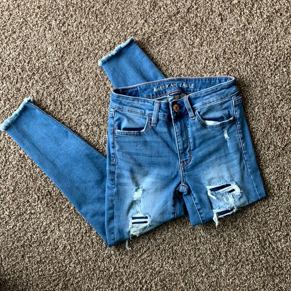 American Eagle Super Stretch Hi Rise jeggings